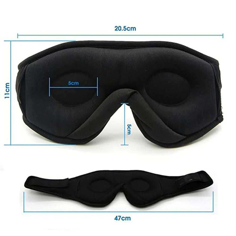 Masque de Nuit Bluetooth – Musique & Sommeil Profond